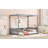 Bloomhouse Canopy Frame Floor Bed with Guardrails-115684287-115684290