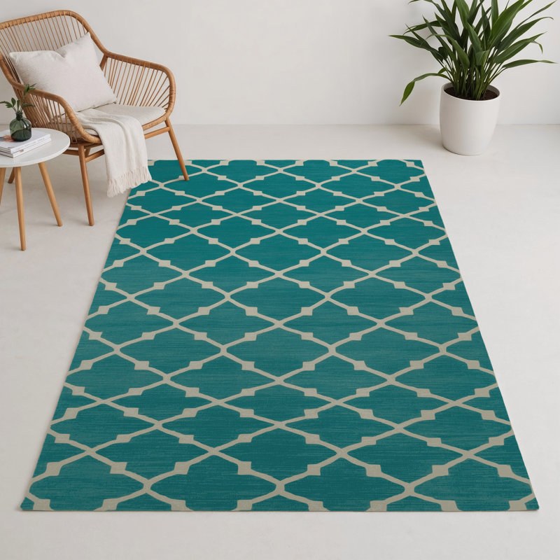 Tapis vert intérieur et extérieur Trellis, Rectangle 5 pi x 7 pi
