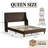 Melaya Wingback Upholstered Platform Bed Frame-629517197-640475827