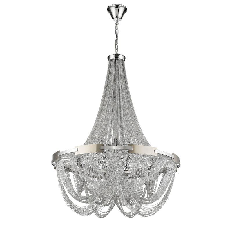 Eanes 10 - Light Chandelier, Silver