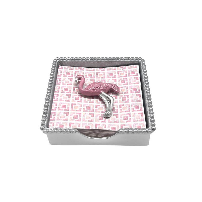 Palmy Nights Aluminum Napkin Holder