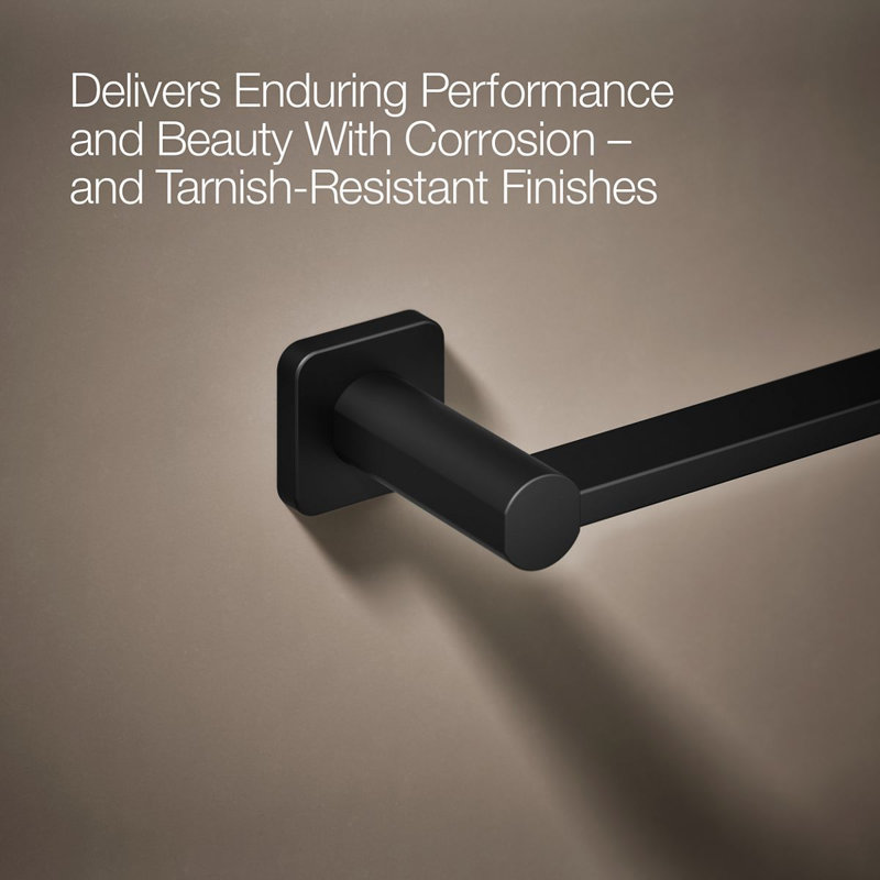 Parallel Towel Bar, Matte Black, 24"W