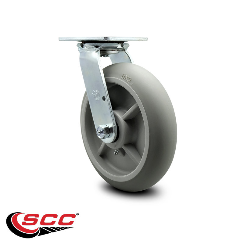 Cambro Camcruiser Vending Cart Replacement Caster- Swivel - Service Caster Brand/CAM-SCC-30CS820-TPRRD