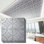 2 pi X 2 pi Carreaux de plafond en PVC à coller ou à poser, panneaux de PVC imperméables pour la décoration intérieure