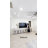 2 In 1 Multifunctional Sideboard Buffet Cabinets With 4 Glass Doors And 2 Drawers, Modern Sideboard Credenza With Metal Base, Coffee Bar Storage Cabinet For Living Room, Kitchen-1856058274