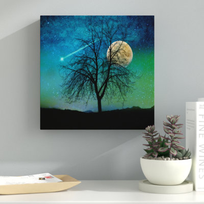 « opalescent sky », reproduction d’impression sur toile tendue
