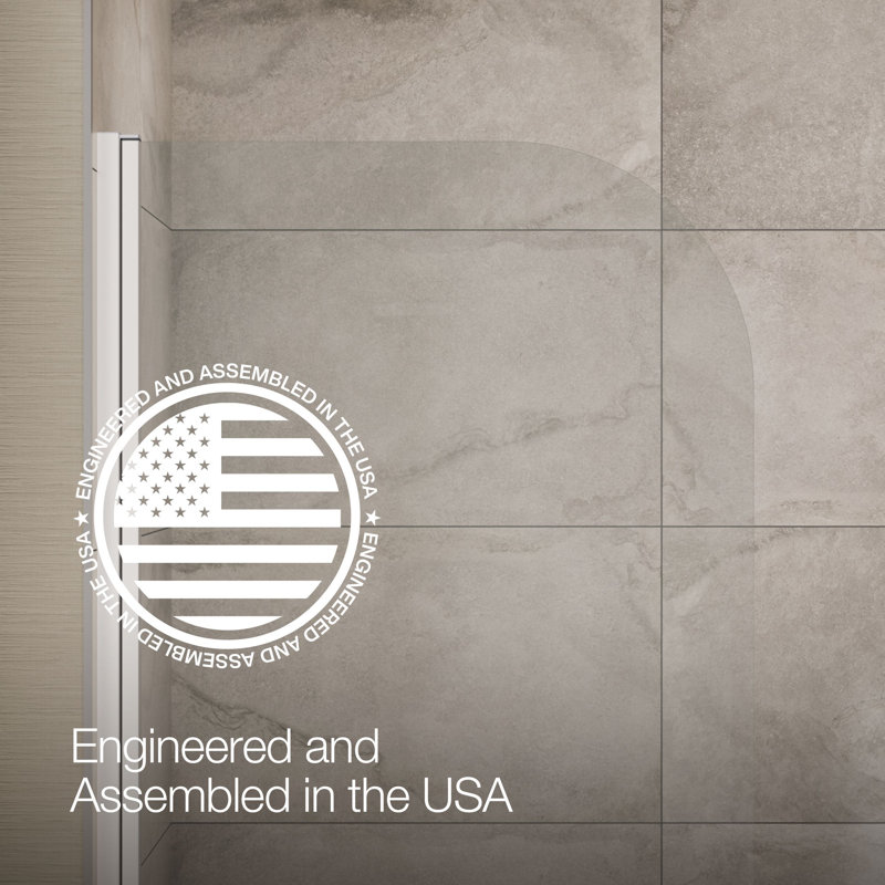 Aerie Curved Bath Screen