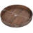 Arooj Round Solid Walnut Serving Tray-1864183481
