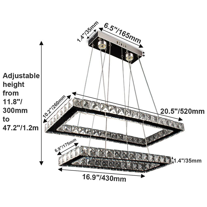 Adlemi LED Chandelier