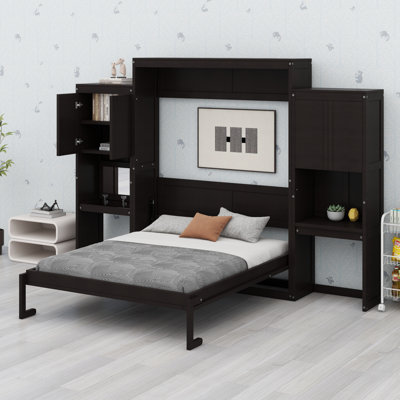 Murphy Bed With Desk, Vanity And Cabinets