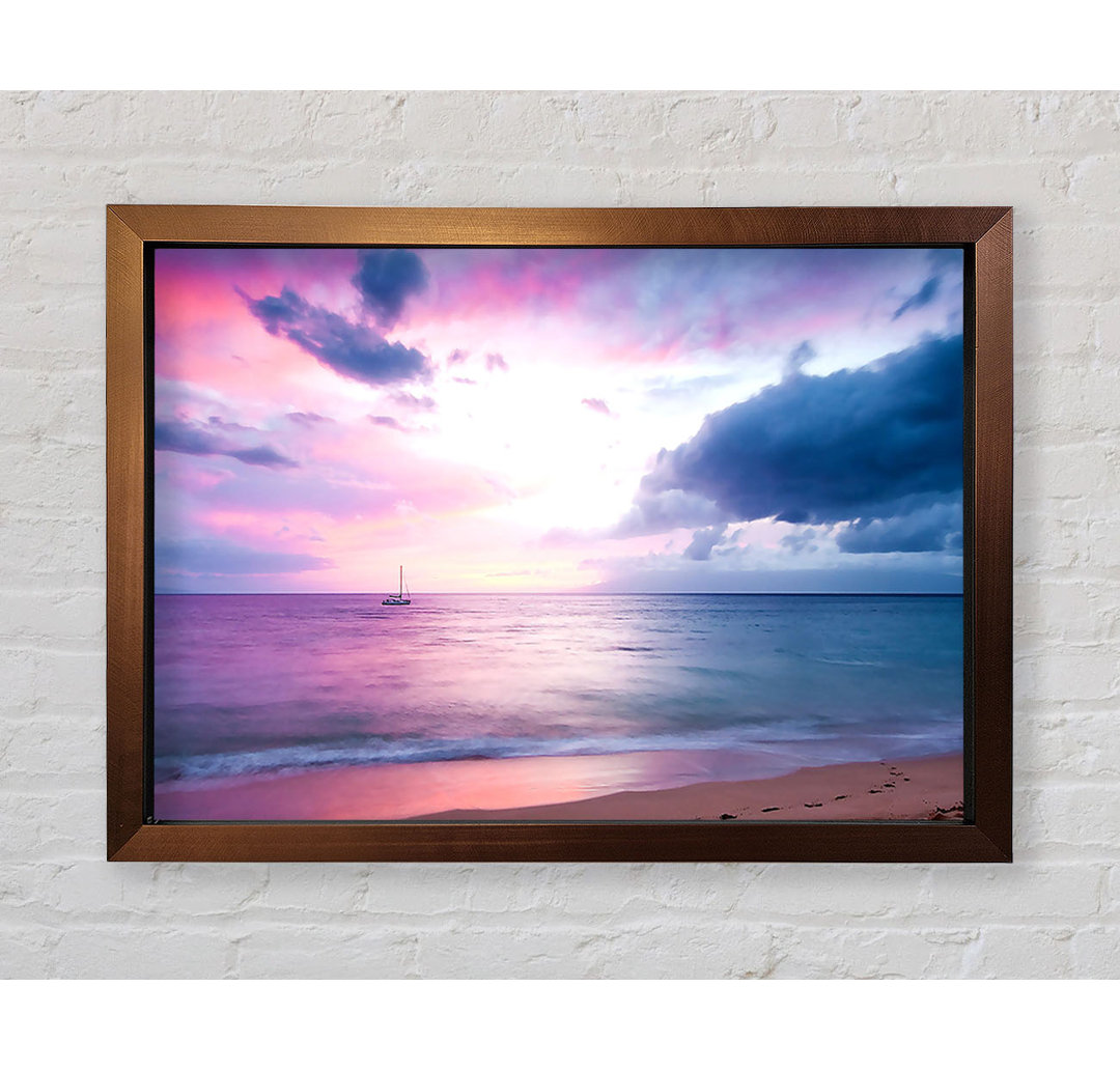 Gerahmtes Wandbild Twilight Pink