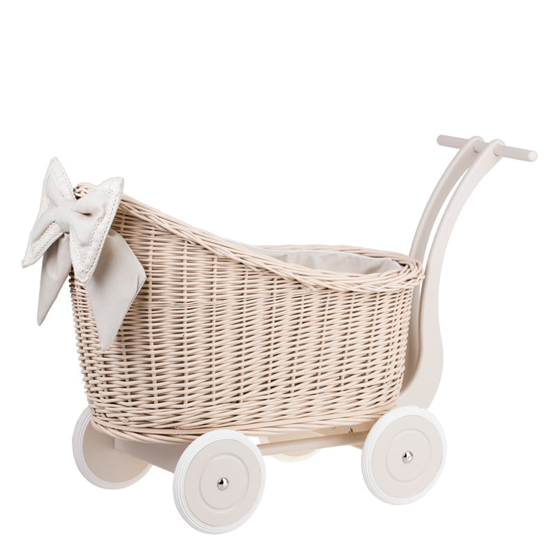 Hogsett Wicker Doll Stroller