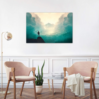 The Contemplation 1 Piece Wrapped Canvas Painting