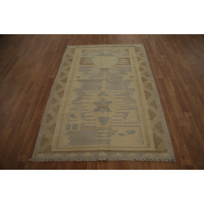 Tapis tissé à la main en laine Kilim