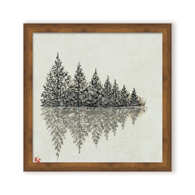 Nature Inspired "Frosted Trees" Canvas Wall Art By 
