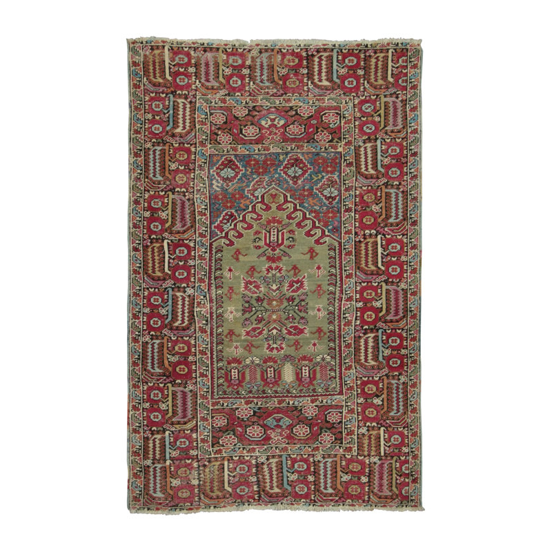 One-of-a-Kind 3'6x5'7 Hand Knotted Area Rug