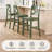 Solid Wood X-Back Counter Height Bar Stool-415048635