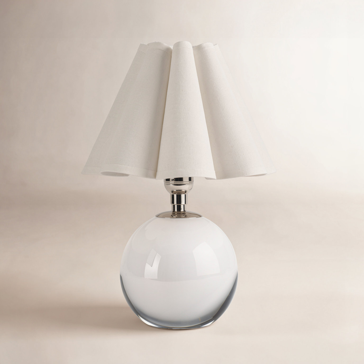 Regina Andrew Giorgio Crystal Table Lamp, Silver, Green