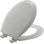 Siège de toilette Bemis 1500EC avec charnières faciles à nettoyer et à changer, bois durable