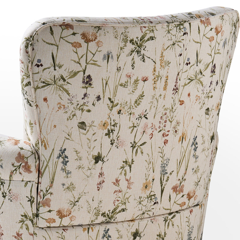Fauteuil berçant et pivotant Arching, Polyester à ressort