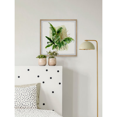 Flawless Tropical Leaves by Marmont Hill - Single Picture Frame Painting