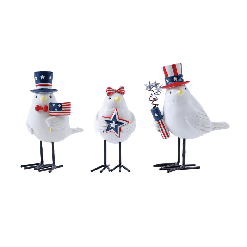 Americana Bird Figurine