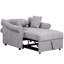 Fauteuil convertible en chenille Eloria-116844535