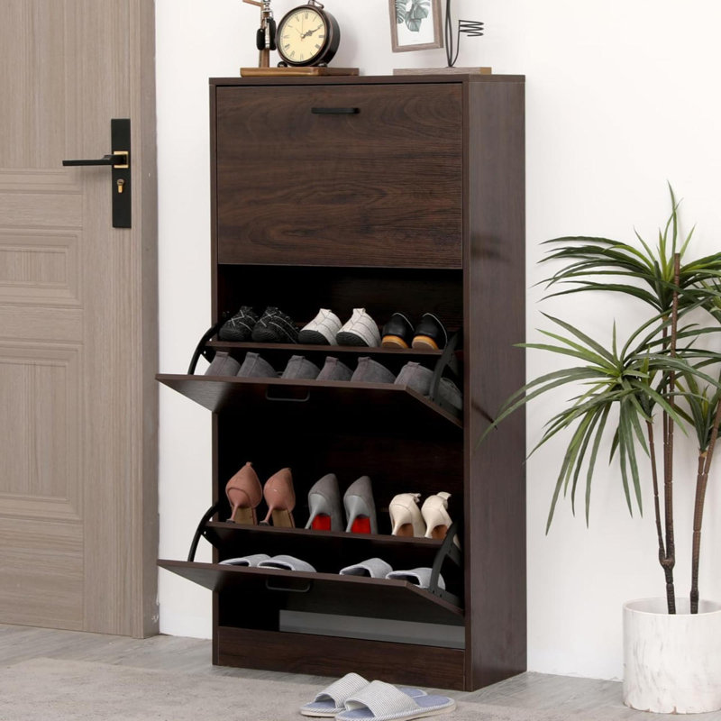 20 Pair Shoe Storage Cabinet