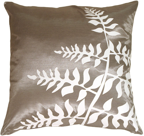 Coussin de lit Marion, Gris / Blanc