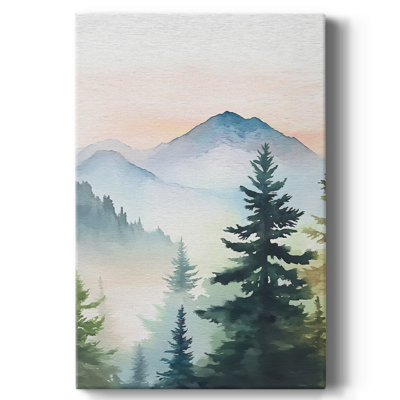 Paysage LXI, toile tendue avec châssis - prête à être accrochée