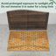 Tapis de bain et de douche en bois de bambou imperméable antidérapant en bois 50 * 70 cm-130131498