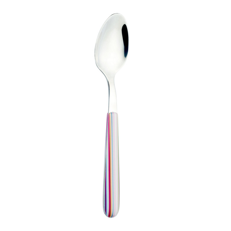 Grunwerg Cutlery Greenworks, 24 Piece Cutlery Set , Service for 6, Pastel Stripe
