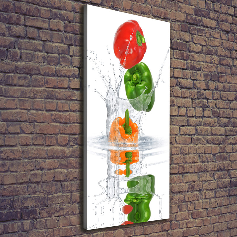 Peppers - Wrapped Canvas Print