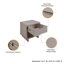 Table de chevet 18 po Granville en gris clair Granville-121040106