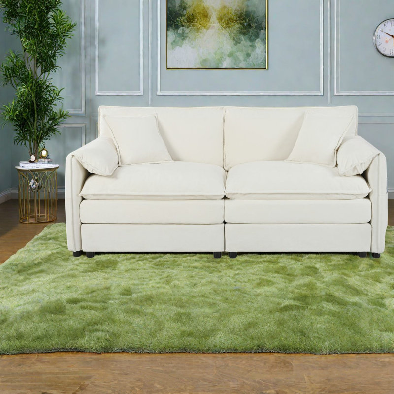 Canapés en chenille ultimes et confortables, causeuse spacieuse pour maison moderne