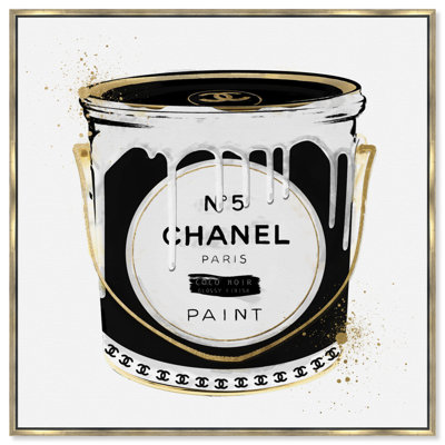 « Fashion Paint Noir » - impression sur toile
