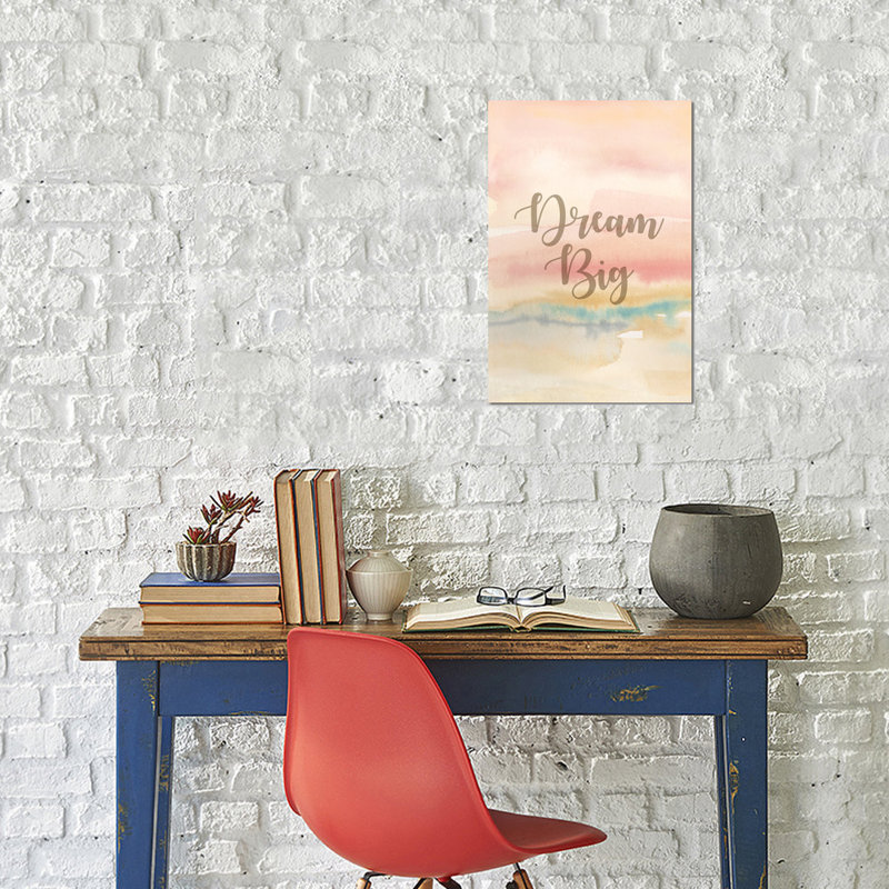 « rêve big panel i », impression sur toile, H 26 po x l 18 po x P 1,5 po, Toile tendue, Pas de tapis
