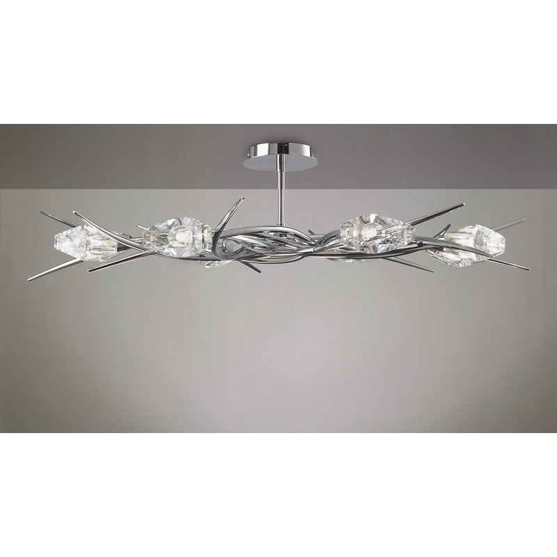 Plafonnier semi-encastré 6 lumières Mastin