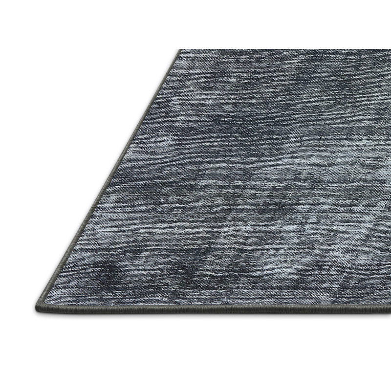 Tapis abstrait gris Hubler, Rectangle 4 pi x 6 pi