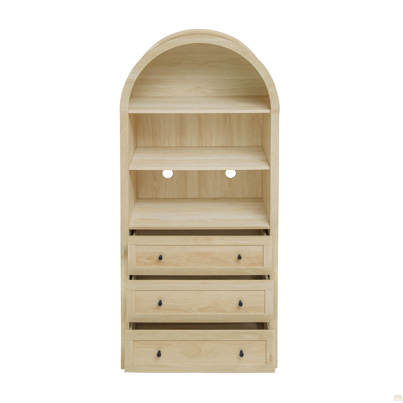 Garde-manger arqué, armoires de rangement en bois