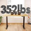 60" X 30" Bamboo Dual-Motor Electric Standing Desk With Cable Management And Wheels-57179595-57179599