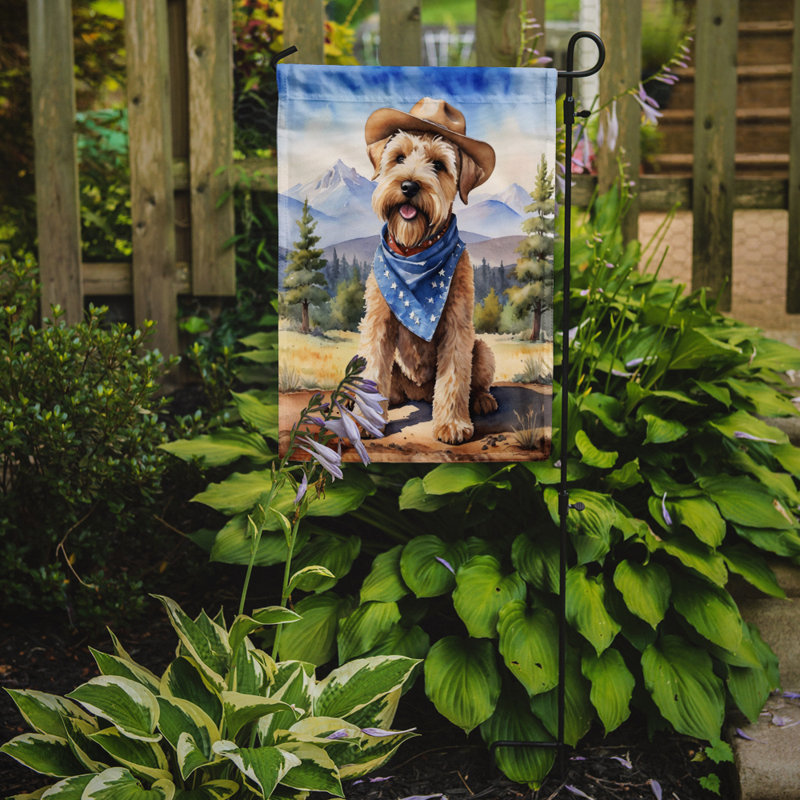 Drapeau Cowboy Welcome Garden, Terrier irlandais