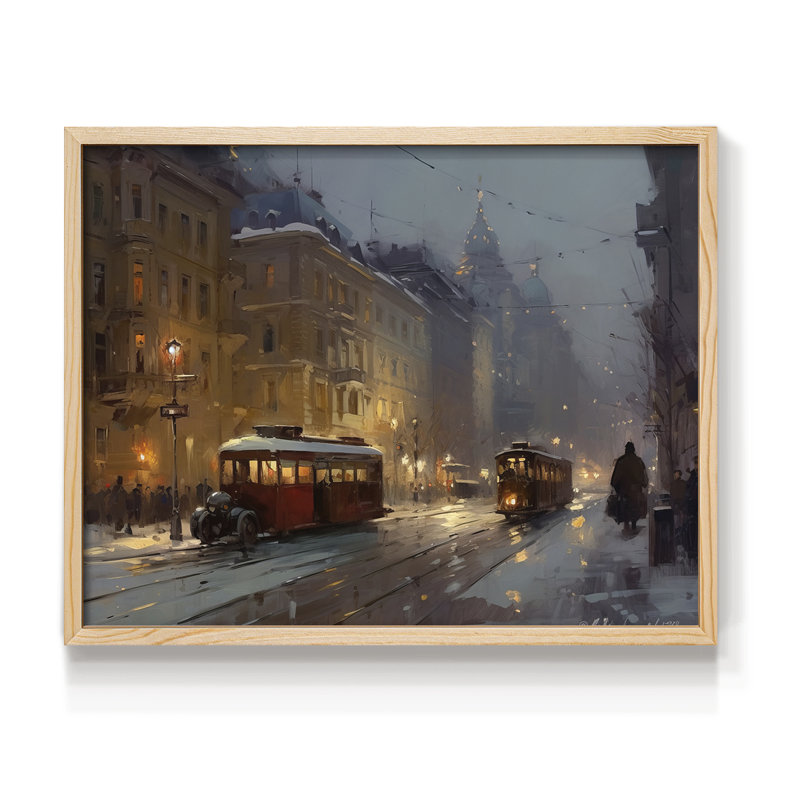 «Chirstmas Art» - CECL XXI - Reproduction encadrée - Restickable, H 8 po x l 10 po, Naturel