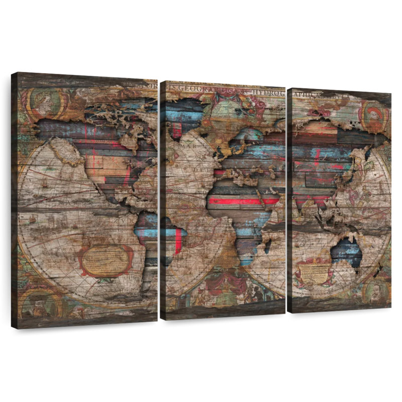 Aliaz Distress World, 48" H x 74" W