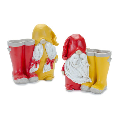 Ensemble de 2 pots de fleurs en résine Trinx Dragulina