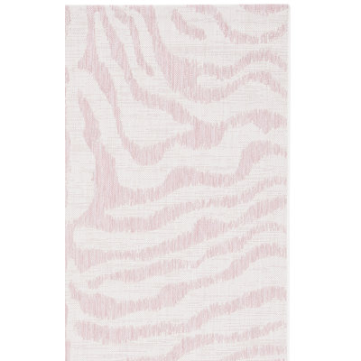 Tapis d'intérieur / extérieur à imprimé animal Aviyana
