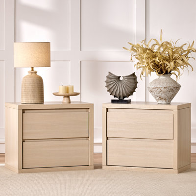 69cm W Manufactured Wood Bedside Table