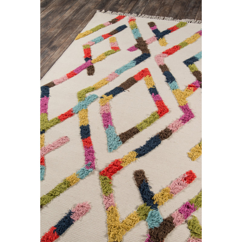 Tapis en laine Hinke, Tapis de couloir 2 pi 3 po x 7 pi 10 po