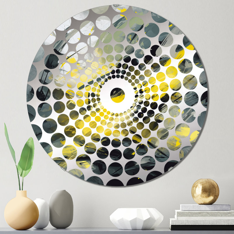 Turnervale - Miroir décoratif à cercles concentriques, 31,4 po x 31,4 po
