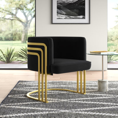 Loicel Velvet Barrel Chair